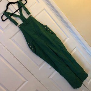 🦚Green Overall Pants